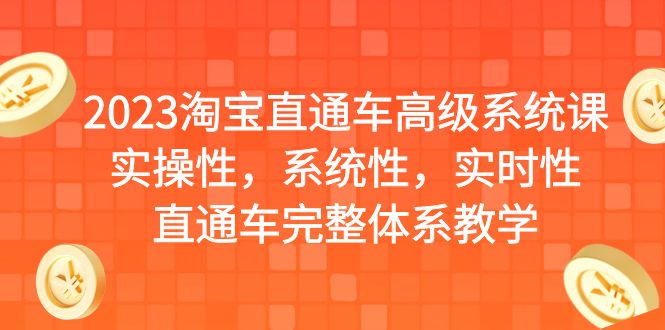 （6535期）2023淘宝直通车高级系统课，实操性，系统性，实时性，直通车完整体系教学-iTZL项目网