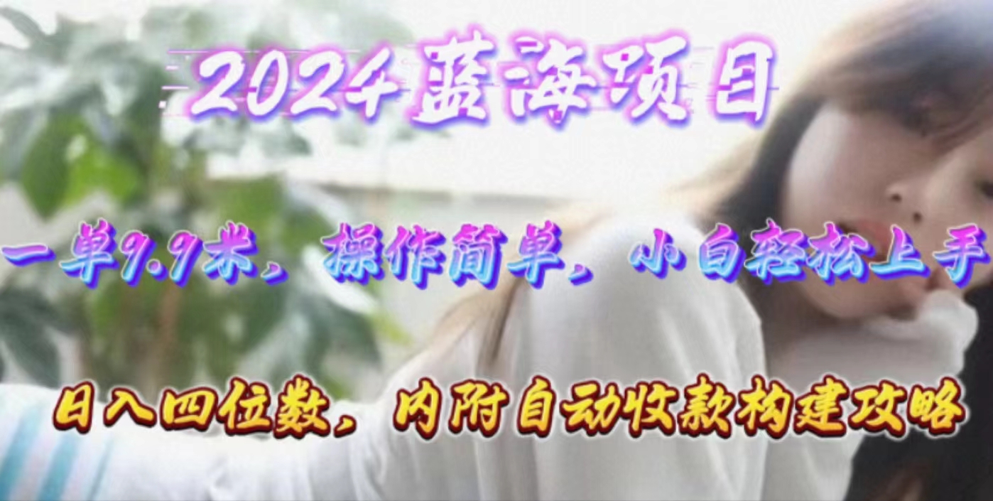 （10204期）年轻群体的蓝海市场，1单9.9元，操作简单，小白轻松上手，日入四位数-iTZL项目网