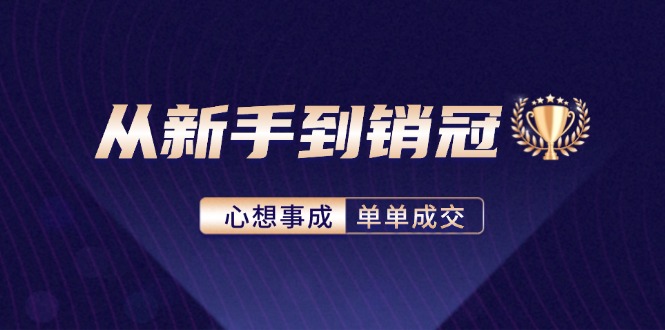 （12383期）从新手到销冠：精通客户心理学，揭秘销冠背后的成交秘籍-iTZL项目网