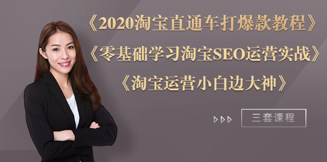 图片[1]-（1196期）《2020淘宝直通车打爆款》+《零基础学习淘宝SEO》+《淘宝运营小白变大神》-iTZL项目网