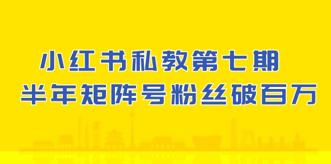 (10650期）小红书-私教第七期，小红书90天涨粉18w，1周涨粉破万 半年矩阵号粉丝破百万-iTZL项目网