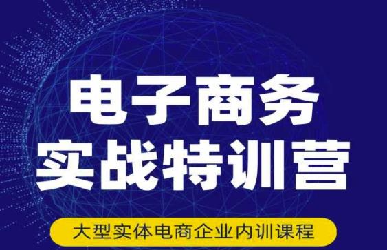 民赛电气内部出品：电子商务实战特训营，全方位带你入门电商，308种方式玩转电商-iTZL项目网