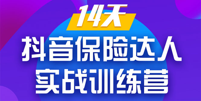 （1357期）《14天抖音保险达人实战训练营》从0开始-搭建账号-拍摄剪辑-获客到打造爆款-iTZL项目网