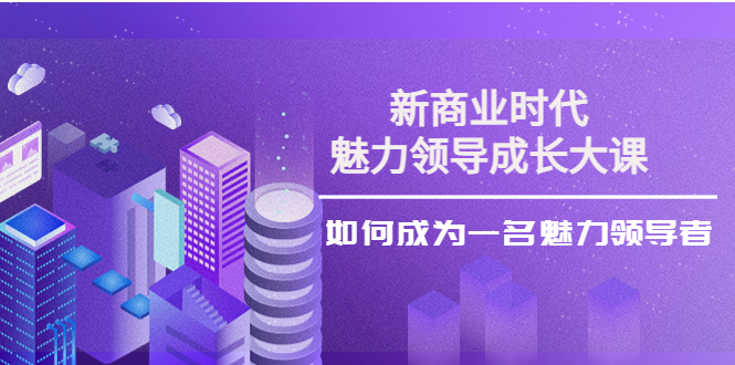 （3970期）新商业时代·魅力领导成长大课：如何成为一名魅力领导者（26节课时）-iTZL项目网