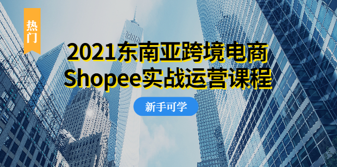 （1951期）2021东南亚跨境电商Shopee实战运营课程，0基础、0经验、0投资的副业项目-iTZL项目网