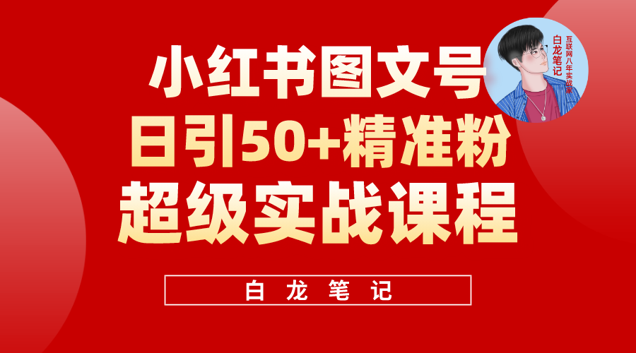 （5710期）小红书图文号日引50+精准流量，超级实战的小红书引流课，非常适合新手-iTZL项目网