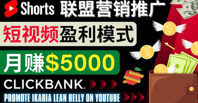 （3969期）通过Youtube Shorts推广联盟营销商品，月赚5000美元 方法和技巧-iTZL项目网