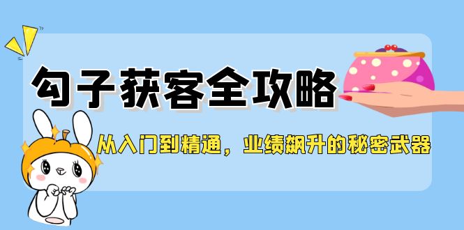 （12247期）从入门到精通，勾子获客全攻略，业绩飙升的秘密武器-iTZL项目网