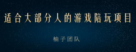 适合大部分人的游戏陪玩项目，把空余时间和游戏爱好变成收入【视频课程】-iTZL项目网