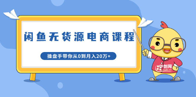 （1716期）龟课·闲鱼无货源电商课程第20期：闲鱼项目操盘手带你从0到月入20万+-iTZL项目网