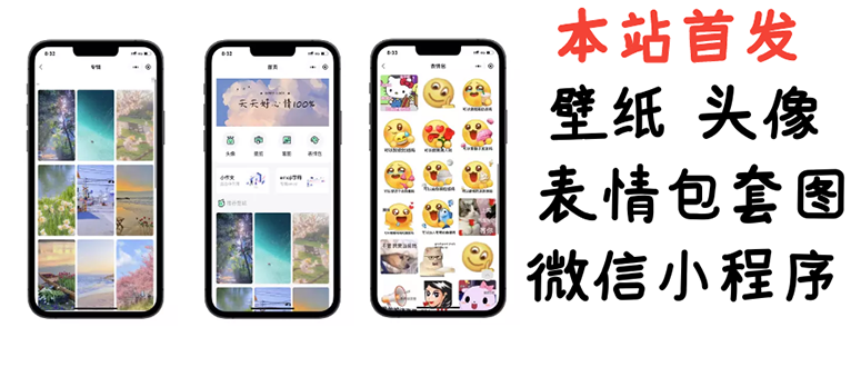 （2814期）小白0基础搭建微信壁纸头像表情包小程序：一单赚几百【含源码+视频教程】-iTZL项目网