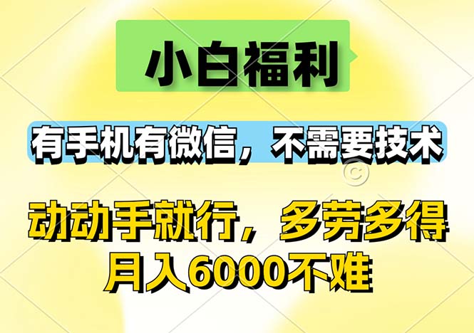 （12565期）小白福利，有手机有微信，0成本，不需要任何技术，动动手就行，随时随…-iTZL项目网