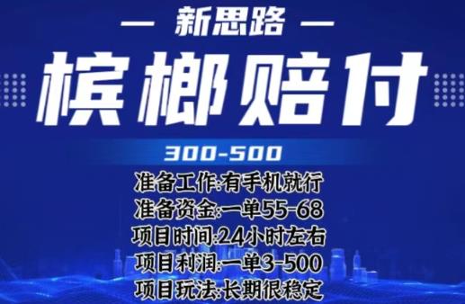 最新外卖槟榔赔付思路，一单收益至少300+【仅揭秘】-iTZL项目网