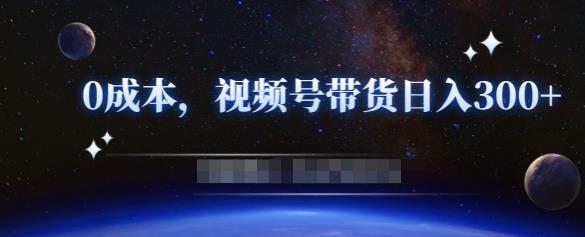 零基础视频号带货赚钱项目，0成本0门槛轻松日入300+【视频教程】-iTZL项目网