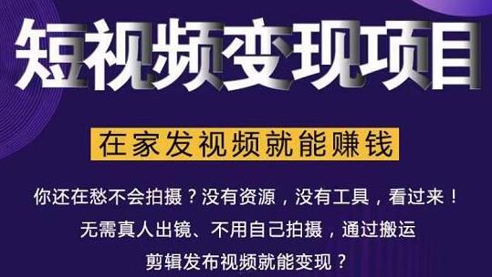 随风短视频变现项目：从0到1教你打造爆款短视频变现，在家发视频就能赚钱-iTZL项目网