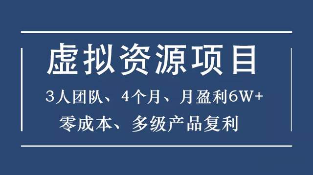 暴疯团队虚拟资源项目-新手、高客单价、多产品复利-iTZL项目网