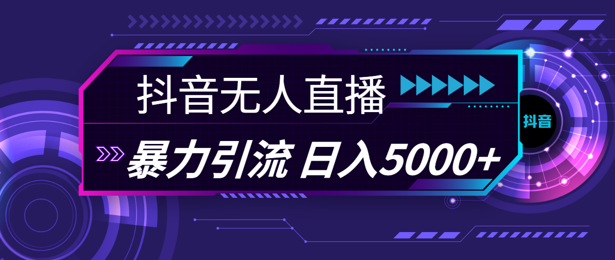 （11709期）抖音无人直播，暴利引流，日入5000+-iTZL项目网