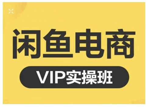 鱼客·闲鱼电商零基础入门到进阶VIP实战课程，帮助你掌握闲鱼电商所需的各项技能-iTZL项目网