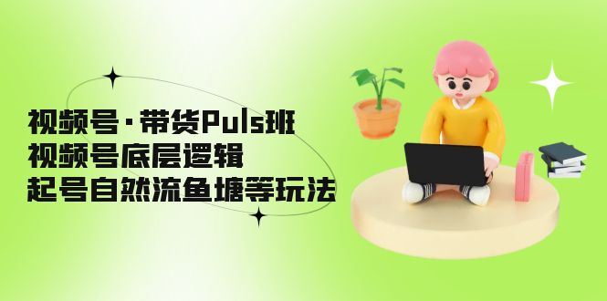 （5027期）视频号·带货Puls班，视频号底层逻辑，起号自然流鱼塘等玩法-iTZL项目网