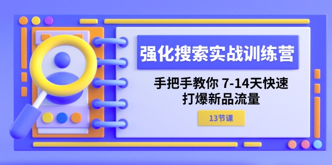 （11557期）强化 搜索实战训练营，手把手教你 7-14天快速-打爆新品流量（13节课）-iTZL项目网