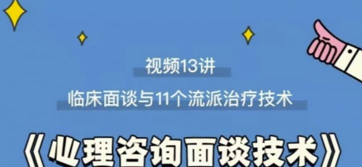 心理咨询面谈技术课理论讲授+案例实录+解释点评视频-iTZL项目网