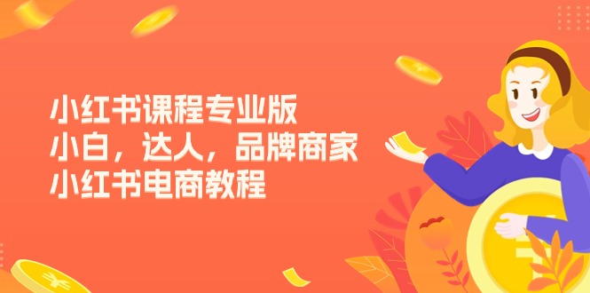 （11022期）小红书课程专业版，小白，达人，品牌商家，小红书电商教程（15节）-iTZL项目网