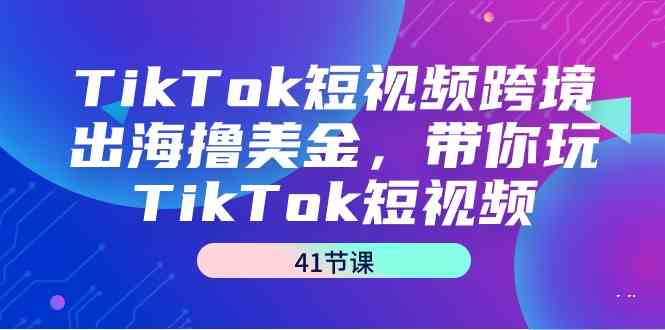 （9155期）TikTok短视频跨境出海撸美金，带你玩TikTok短视频（41节课）-iTZL项目网