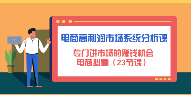 （4572期）电商高利润市场系统分析课：专门讲市场的赚钱机会，电商必看（23节课）-iTZL项目网