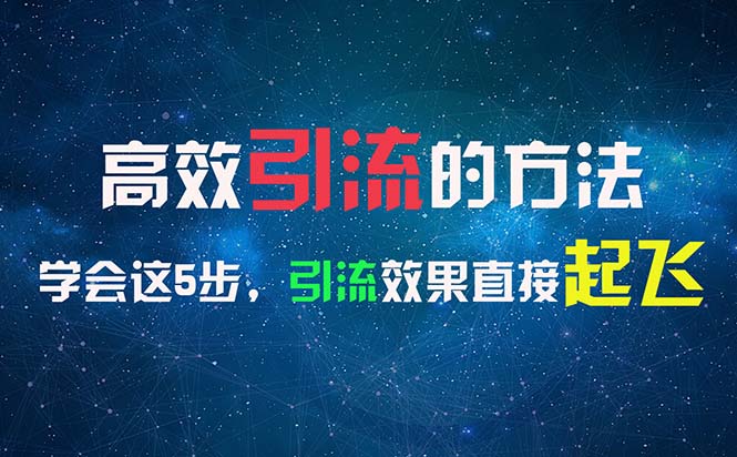 （11776期）高效引流的方法，可以帮助你日引300+创业粉，一年轻松收入30万，比打工强-iTZL项目网