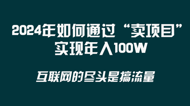 （8382期） 2024年如何通过“卖项目”实现年入100W-iTZL项目网