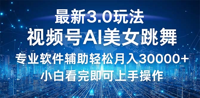 （12788期）视频号最新3.0玩法，当天起号小白也能轻松月入30000+-iTZL项目网