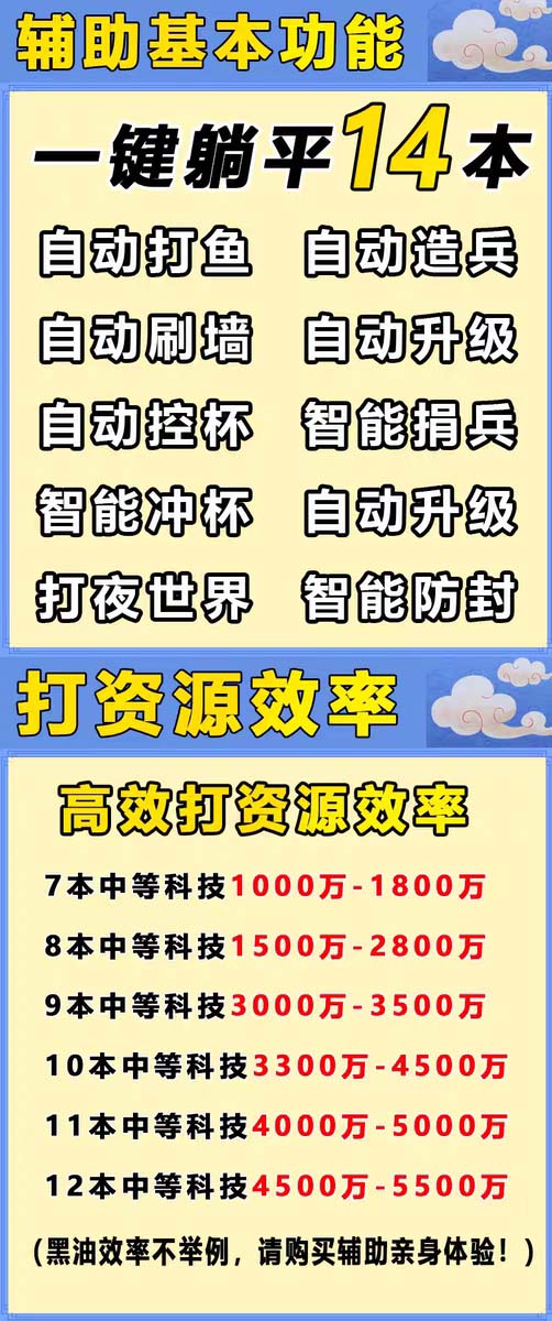 图片[6]-（6060期）最新coc部落冲突辅助脚本，自动刷墙刷资源捐兵布阵宝石【永久脚本+教程】-iTZL项目网