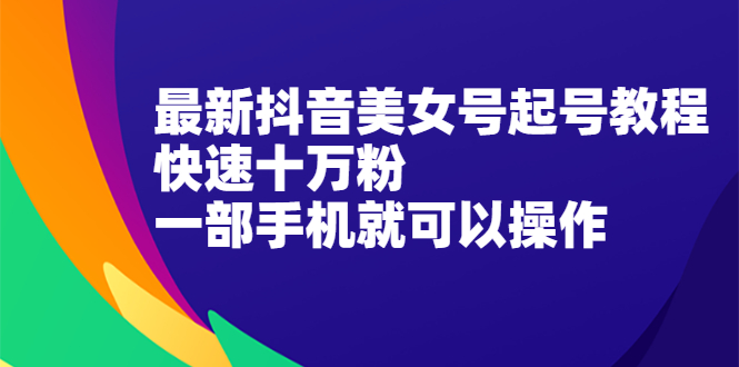 （2096期）最新抖音图文号起号教程，快速十万粉，一部手机就可以操作！-iTZL项目网