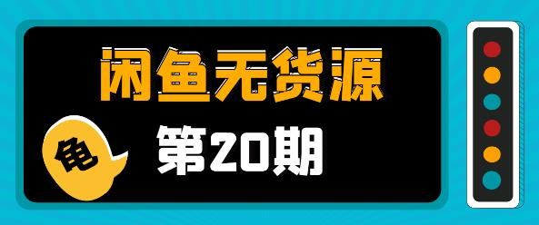 龟课·闲鱼无货源电商课程第20期：闲鱼项目操盘手带你从0到月入20万+-iTZL项目网