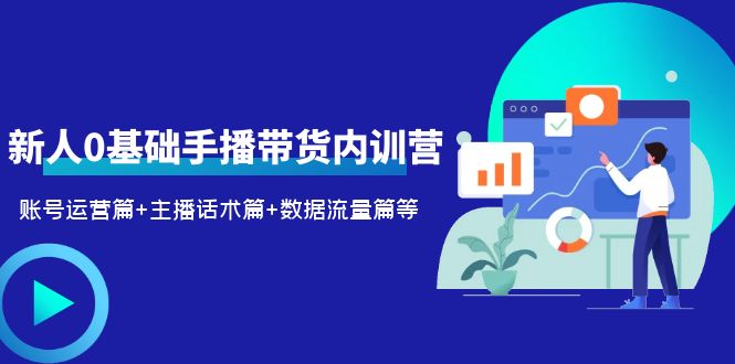 （6082期）2023新人0基础手播带货内训营：账号运营篇+主播话术篇+数据流量篇等-iTZL项目网