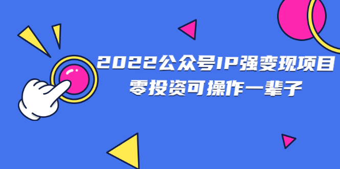 （2460期）2022公众号IP强变现项目，零投资可操作一辈子-iTZL项目网