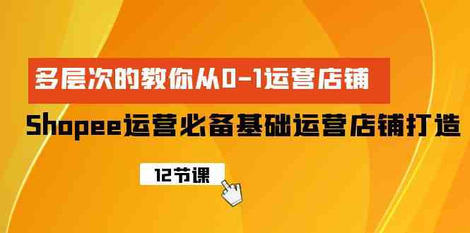 （9993期）Shopee-运营必备基础运营店铺打造，多层次的教你从0-1运营店铺-iTZL项目网