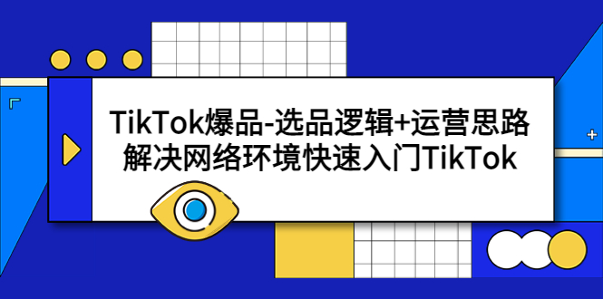 （5657期）TikTok爆品-选品逻辑+运营思路：解决网络环境快速入门TikTok-iTZL项目网