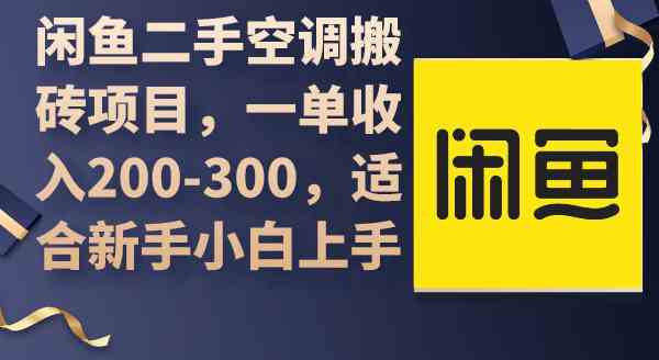 （9539期）闲鱼二手空调搬砖项目，一单收入200-300，适合新手小白上手-iTZL项目网