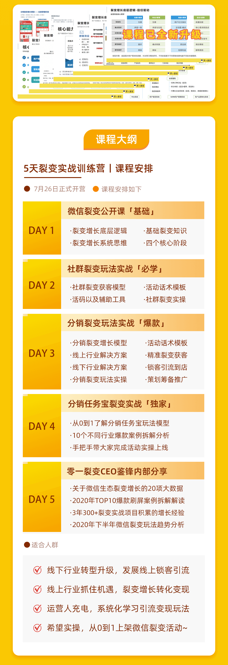 图片[2]-（1450期）《5天裂变实战训练营》1套底层逻辑+3种裂变玩法，2020下半年微信裂变玩法-iTZL项目网