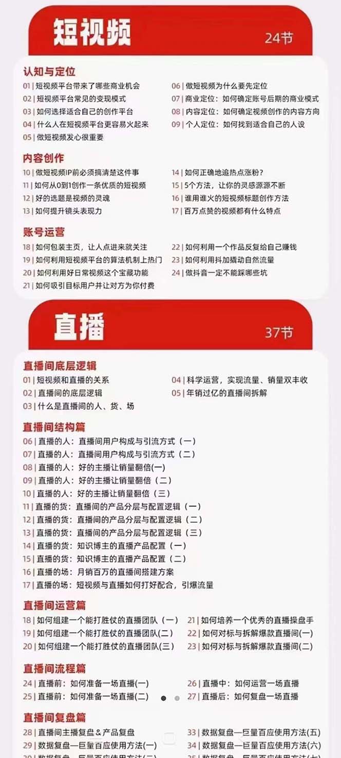 图片[2]-（7129期）网红校长·短视频IP变现通关秘笈：短视频篇+直播篇+产品篇+私域篇+商业模式-iTZL项目网