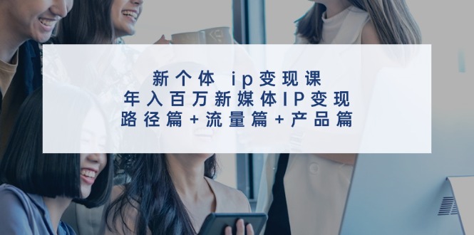 （11971期）新个体 ip变现课，年入百万新媒体IP变现，路径篇+流量篇+产品篇-iTZL项目网