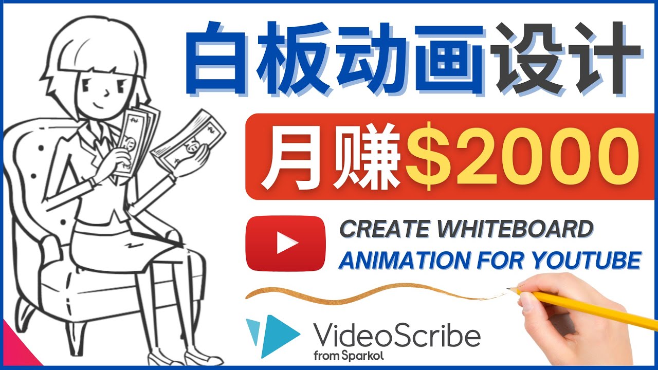 （4341期）创建白板动画（WhiteBoard Animation）YouTube频道，月赚2000美元-iTZL项目网