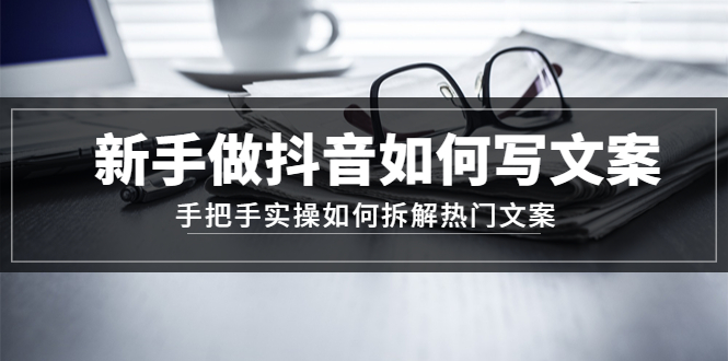 （4619期）新手做抖音如何写文案，手把手实操如何拆解热门文案-iTZL项目网