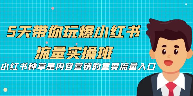 （7041期）5天带你玩爆小红书流量实操班，小红书种草是内容营销的重要流量入口-iTZL项目网