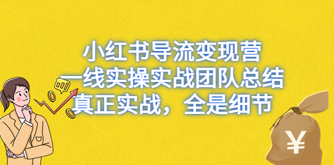 （6441期）小红书导流变现营，一线实战团队总结，真正实战，全是细节，全平台适用-iTZL项目网