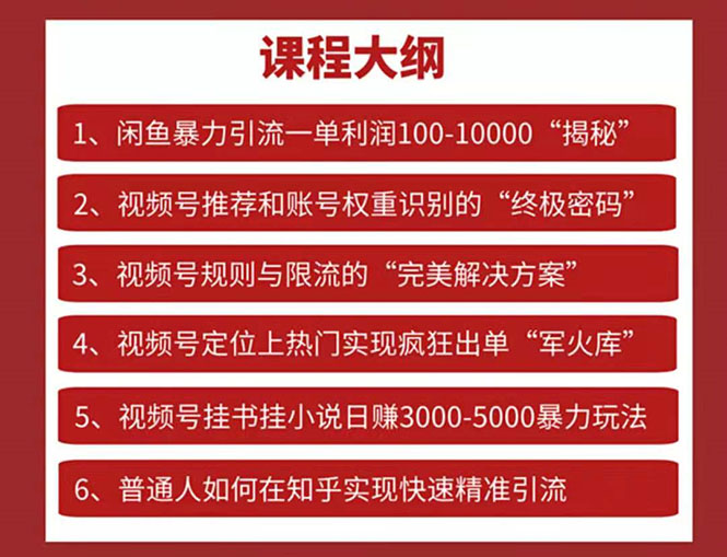 图片[2]-（1604期）起航哥-第3期视频号核心机密：暴力搬运日入3000+月赚10万玩法-iTZL项目网