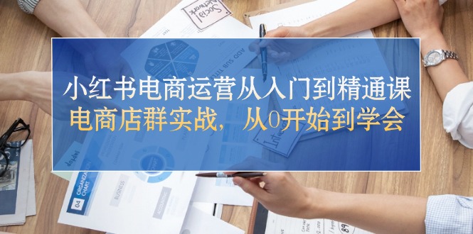 （10937期）小红书电商运营从入门到精通课，电商店群实战，从0开始到学会-iTZL项目网