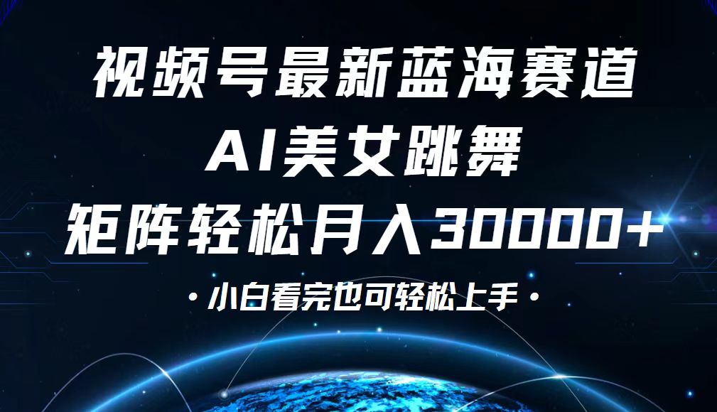 （12594期）视频号最新蓝海赛道，小白也能轻松月入30000+-iTZL项目网