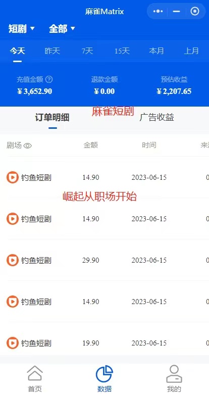 图片[4]-（6349期）市面高端12800米6月短剧玩法(抖音+快手+B站+视频号)日入1000-5000(无水印)-iTZL项目网